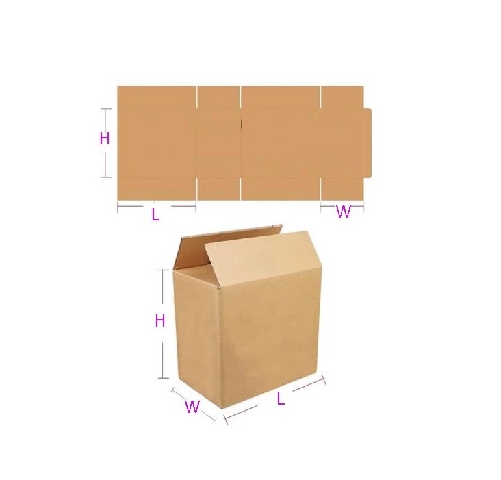 Factory Direct Large Size Thickened Solid Shipping Box 5-Ply Corrugated Carton Custom Size Cardboard Box Carton For Moving