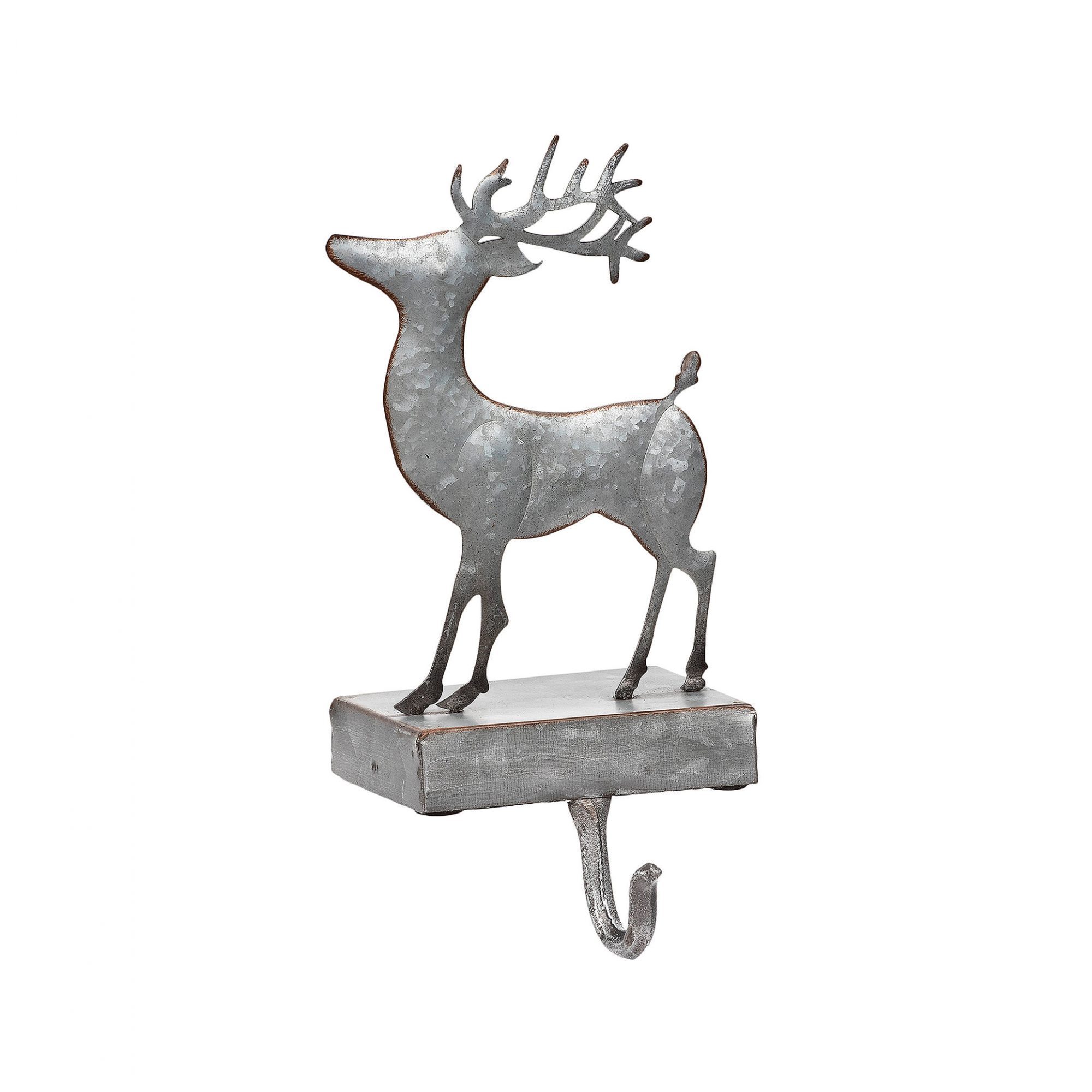 Eye Cathy Golden Reindeer Stocking Holders Stainless Steel Christmas Stocking Holder Set Of Two Bulk Christmas Decoration