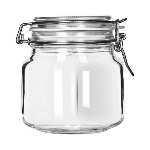 Trending Empty 3.5 Glass Jar Glass Storage Jars With Airtight Locking Clamp Lid Premium Quality Wholesale Prices Customized Bulk