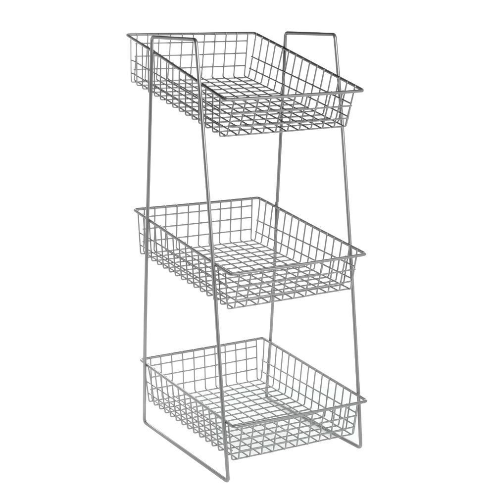 Factory Direct Wholesale Stainless Steel Wire Baskets Storage Basket Kitchen Vegetable Storage Baskets Plate Stand Bulk Quantity