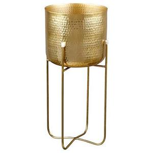 Wholesale Home Decoration Metal Planter Gold Planter With Stand Fence Flower Pots And Planters Customized Size In Bulk