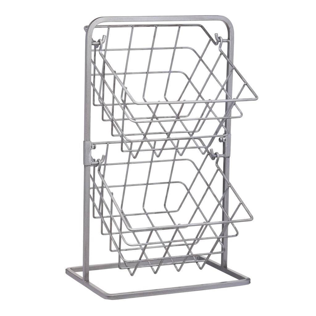 Factory Direct Wholesale Stainless Steel Wire Baskets Storage Basket Kitchen Vegetable Storage Baskets Plate Stand Bulk Quantity