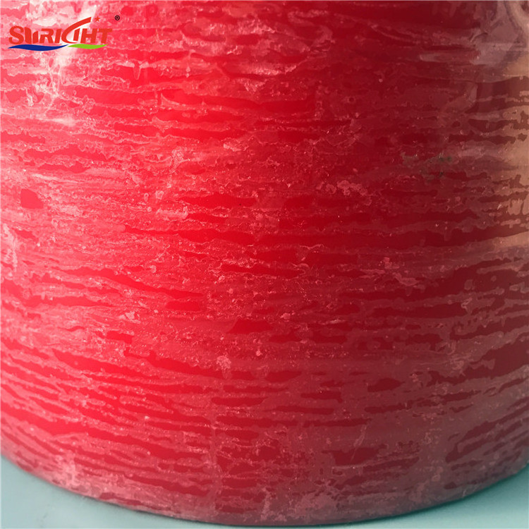 Red 3 Wick Big Giant Aroma Pillar Candles