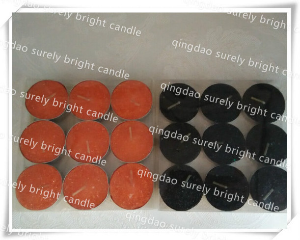 wholesale black glitter tealight candles black tea lights