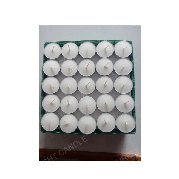 High Quality 100% Pure Paraffin Wax Candles White Unscented Tea Light CANDLES