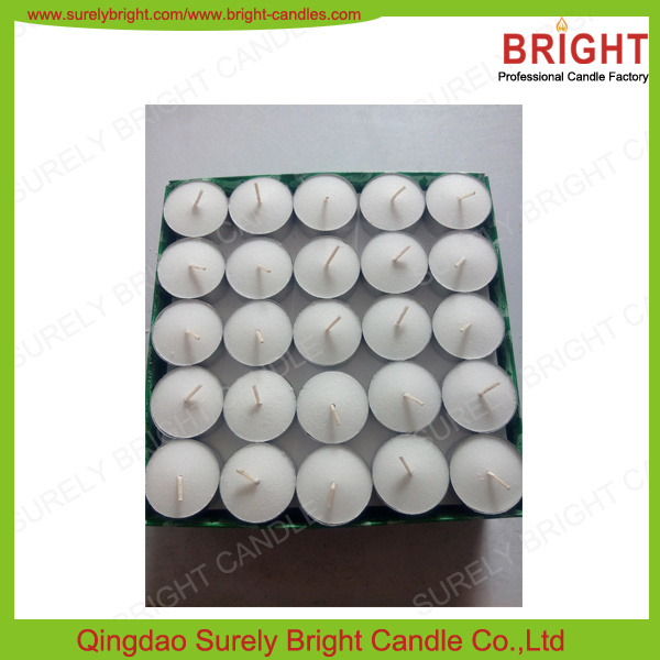 High Quality 100% Pure Paraffin Wax Candles White Unscented Tea Light CANDLES