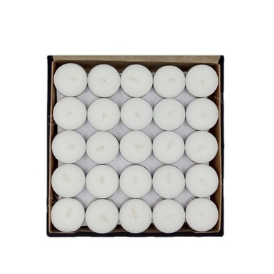 High Quality 100% Pure Paraffin Wax Candles White Unscented Tea Light CANDLES