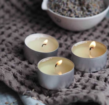 2024 Unscented Tea Lights Long Burn Night Light White Unscented Candles