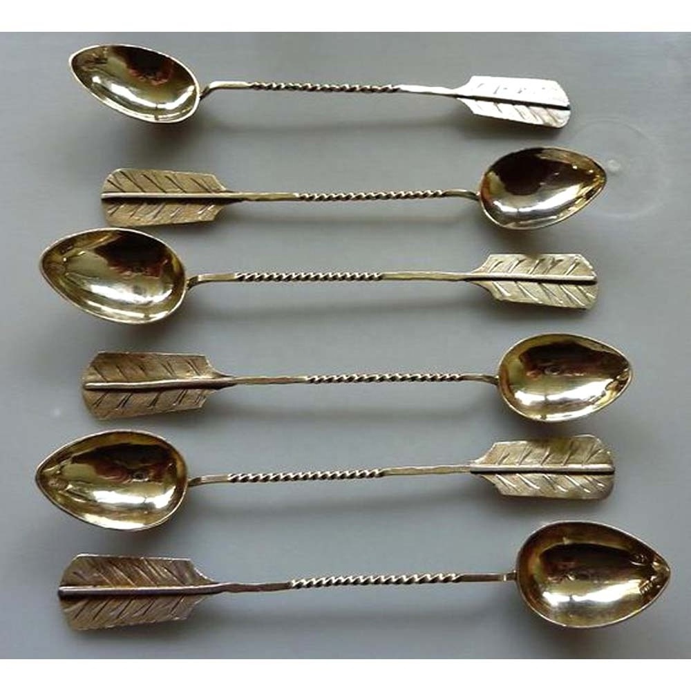 customize Measuring Named Spoon Flat With Hole End Design handle Gold polished Spicy Sugar Coffee measuring spoon set