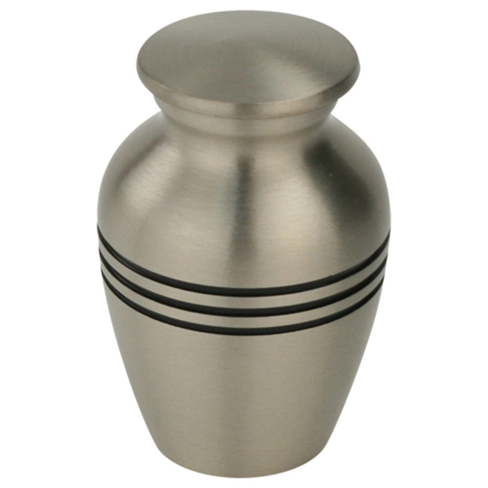 Forever Remembered Bronze and Pewter Cremation Keepsake Urns for Human Ashes