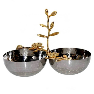 funky fruit bowl Aluminum and Stainless Steel Fruit Bowl hammered stainless steel serving  bowls