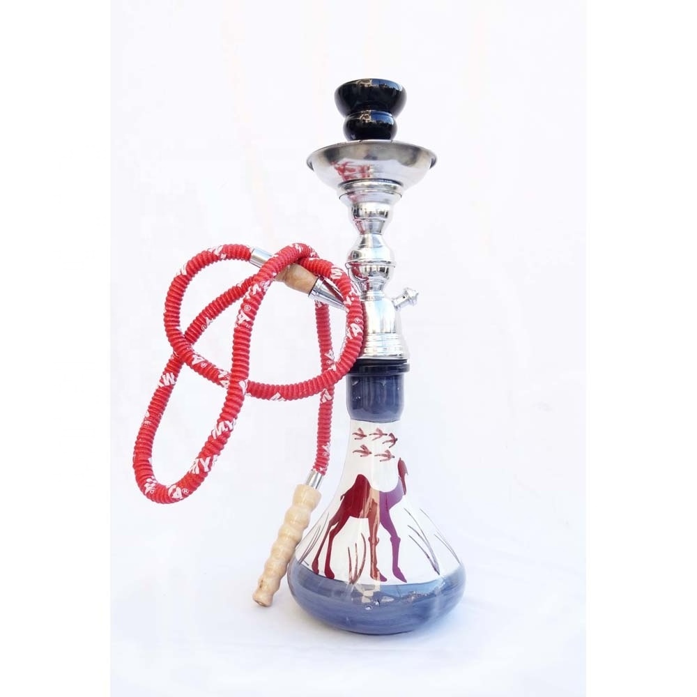 new design hookah Modern Design Ceramic Hookah  Beautiful animal design hookah with charcoal gravity