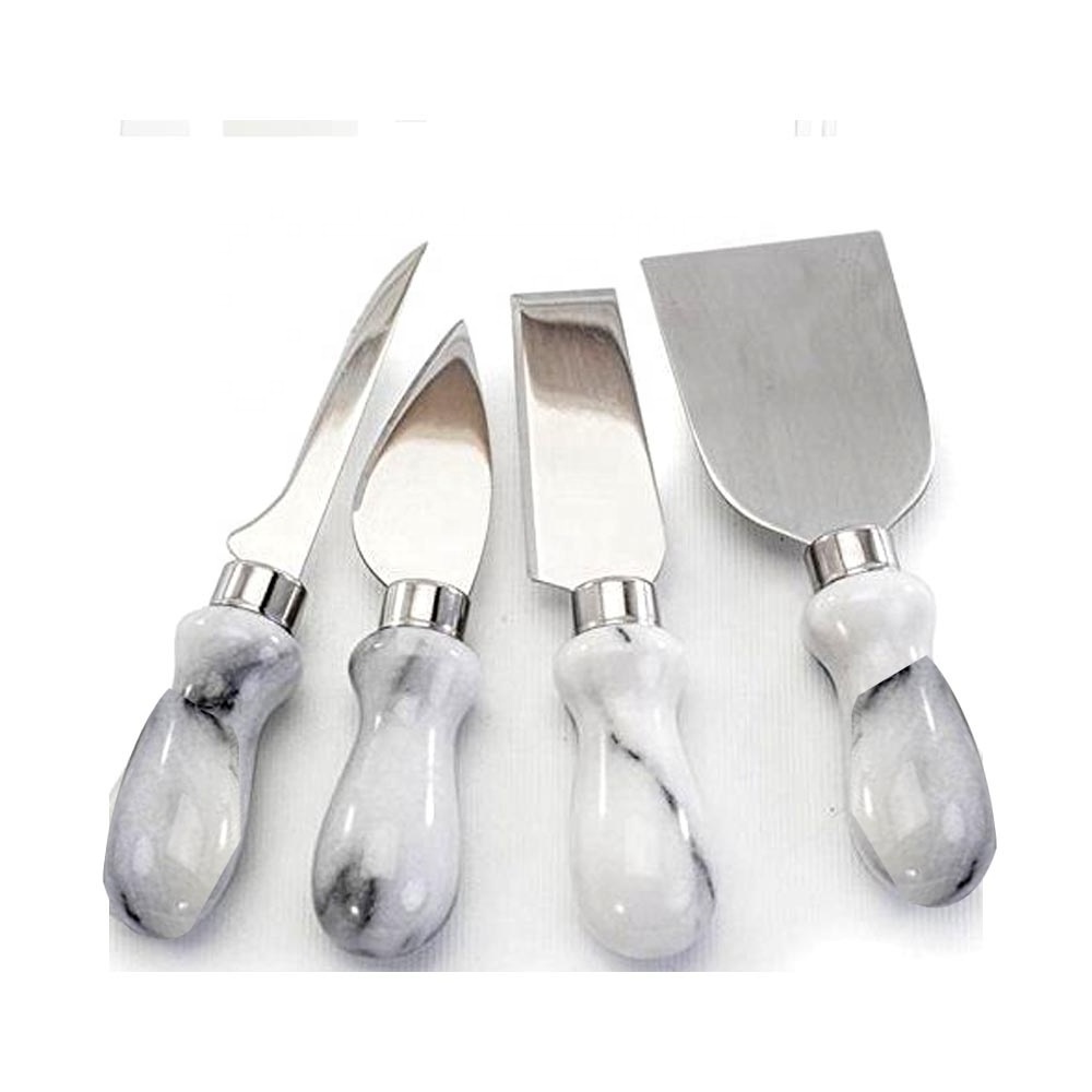 Silver Plated Big Knot Handle Cheese Set cheese cutter knife server set handle for cake cheese pizza cutter with gift