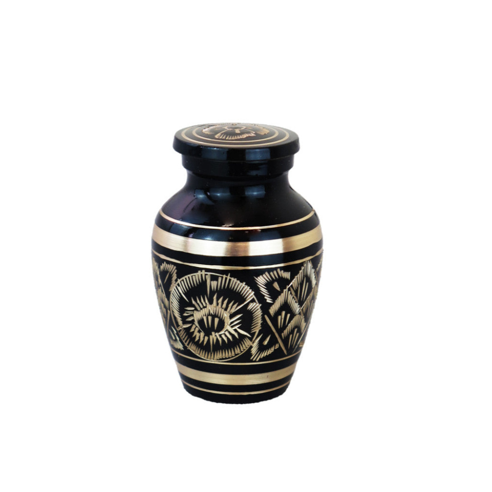 Forever Remembered Bronze and Pewter Cremation Keepsake Urns for Human Ashes