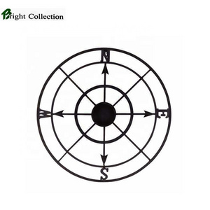 Nautical Metal Compass Rose Wall Decor metal flower wall decoration