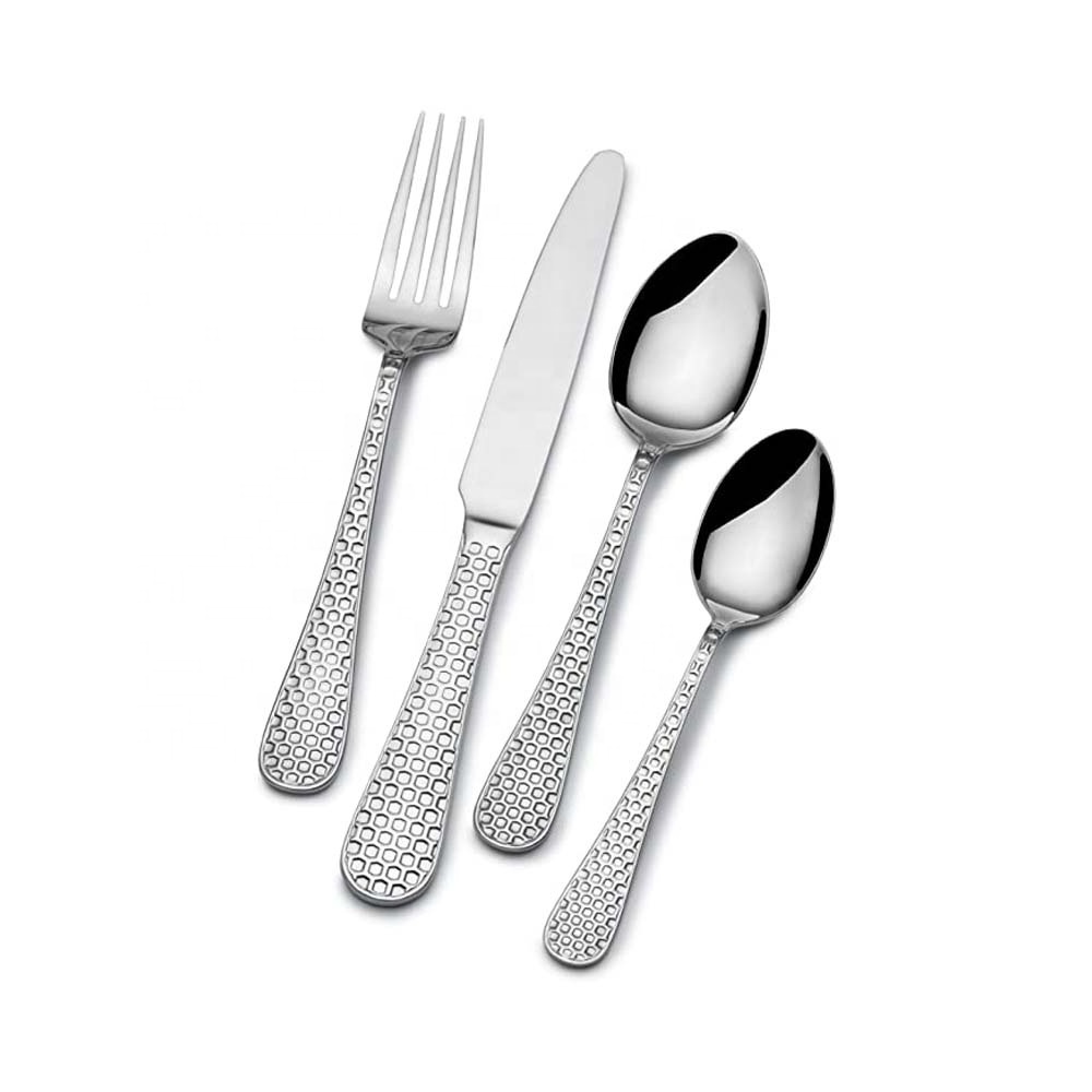 Stainless Steel Unique Kitchen Flatware customize Named Mini Children Cutlery in Gift box inexpensive flatware sets