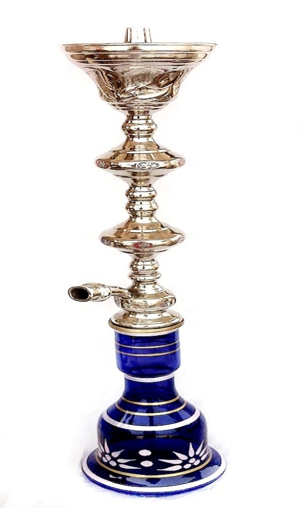 new design metal and glass hookah Customized Design Arabian Glass Double Pipes Hookah Smoking Hookah