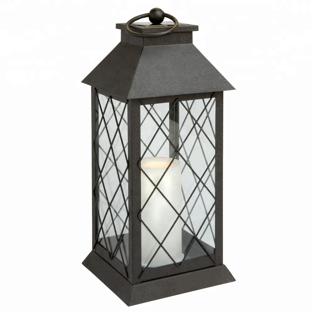 Modern Bulk Large Black Lantern Garden Hanging Metal Candle Holder Home Outdoor Decorative Lanterns for Hotel & Home Decoration