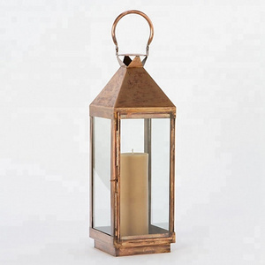 antique candle lanterns copper candle lantern glass storm candle lantern