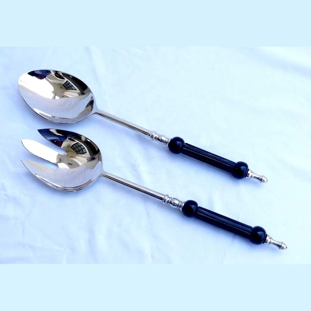 salad bar serving set Royal Design Food Serving Set Thailand rice eating table cereal soup stainless steel serving spoons