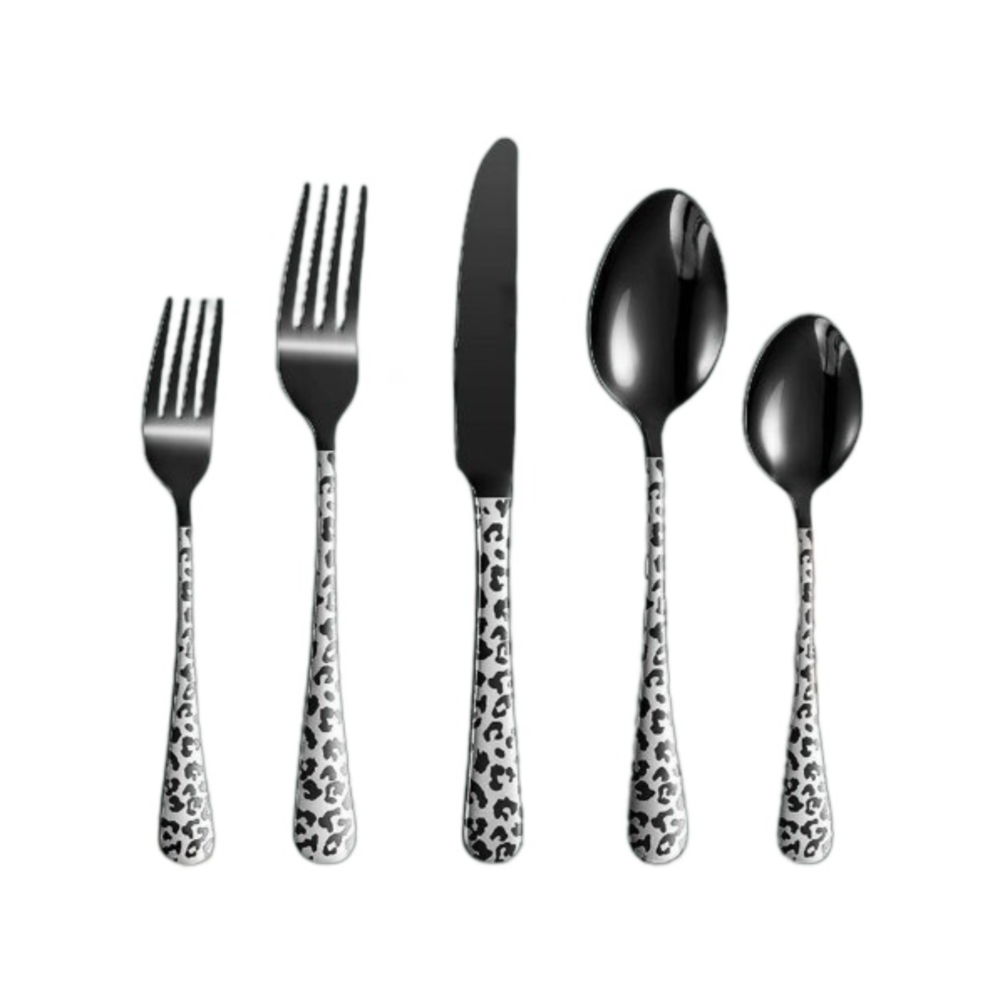 Made in India Italian Design Restaurants Supplies Cutlery Set With High Shinny Pure Steel Handcrafted Metal Cutlery Set for Food