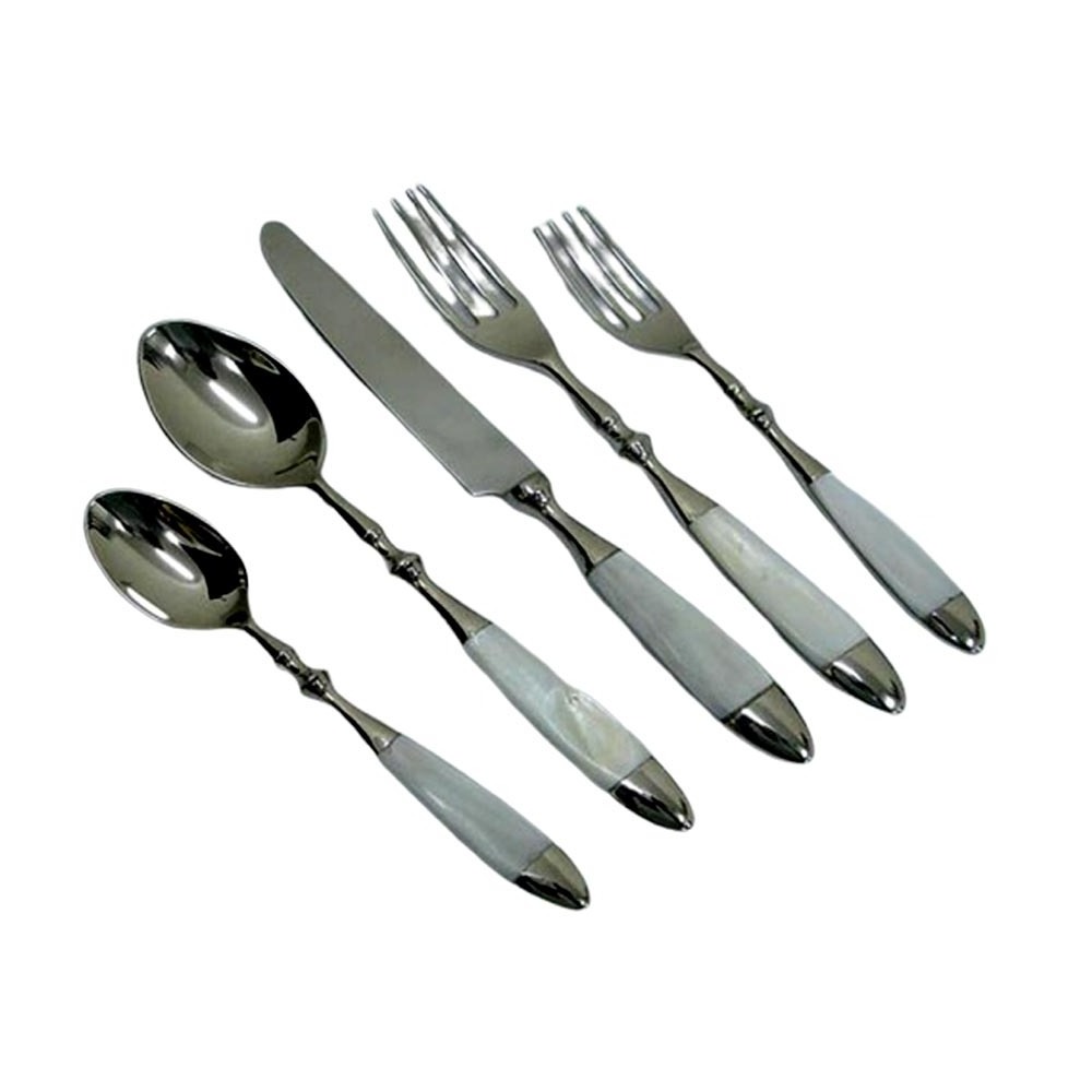 Handcrafted Wholesale Cheapest Price Modern Indian Supplies Cutlery Gold Finishing Lunch Dinner Tools Set for Commercial Place