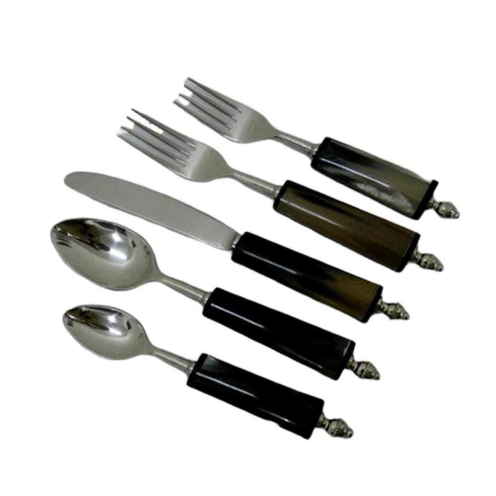 Handcrafted Wholesale Cheapest Price Modern Indian Supplies Cutlery Gold Finishing Lunch Dinner Tools Set for Commercial Place