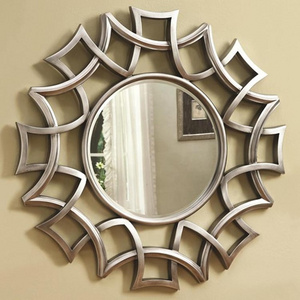 round mirror Christmas decoration supper wall decor Aluminum Mirror Antique Style round wall mirror decoration