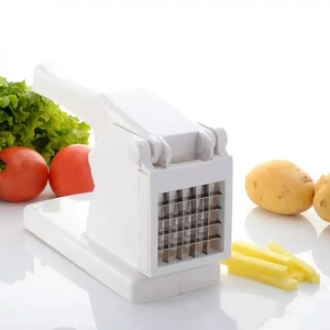 manual hand press potato slicer for chips french fries maker cutter chipper chopper vegetable cutting tools kitchen gadget