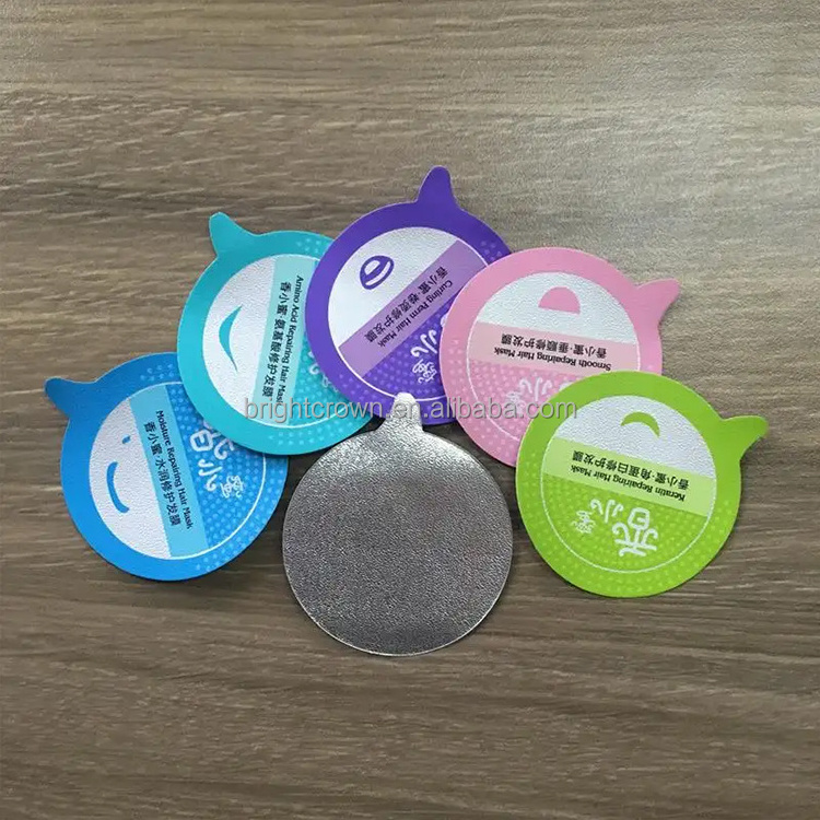 custom aluminum foil lid for yogurt cup water bottle available many colors cover foil