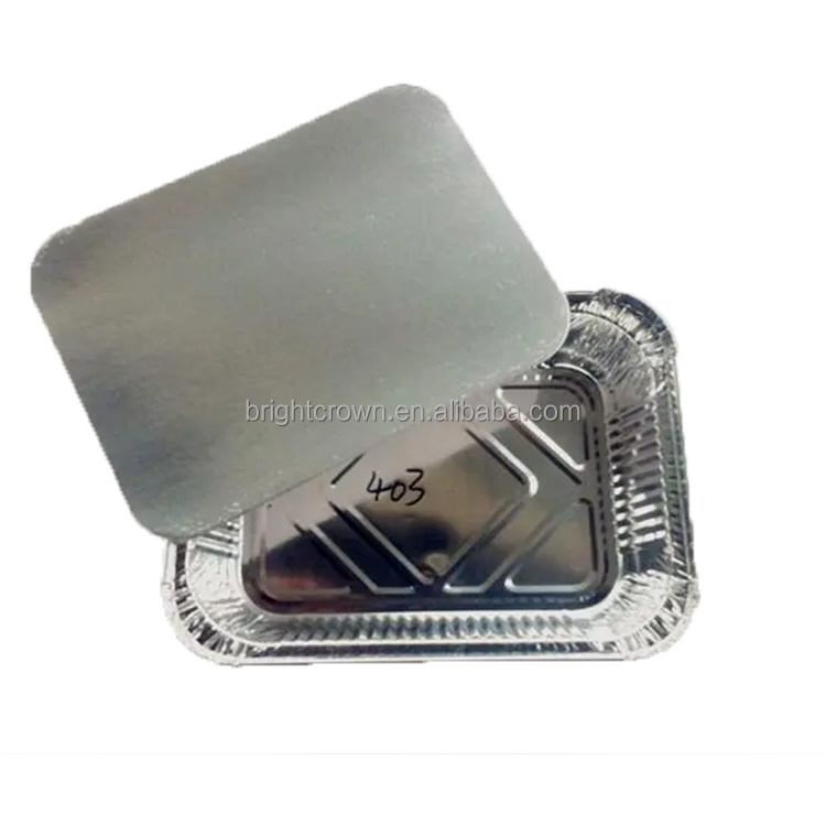 Round disposable aluminum trays food grade cake catering tin foil containers/plate/pot/dishes with cover