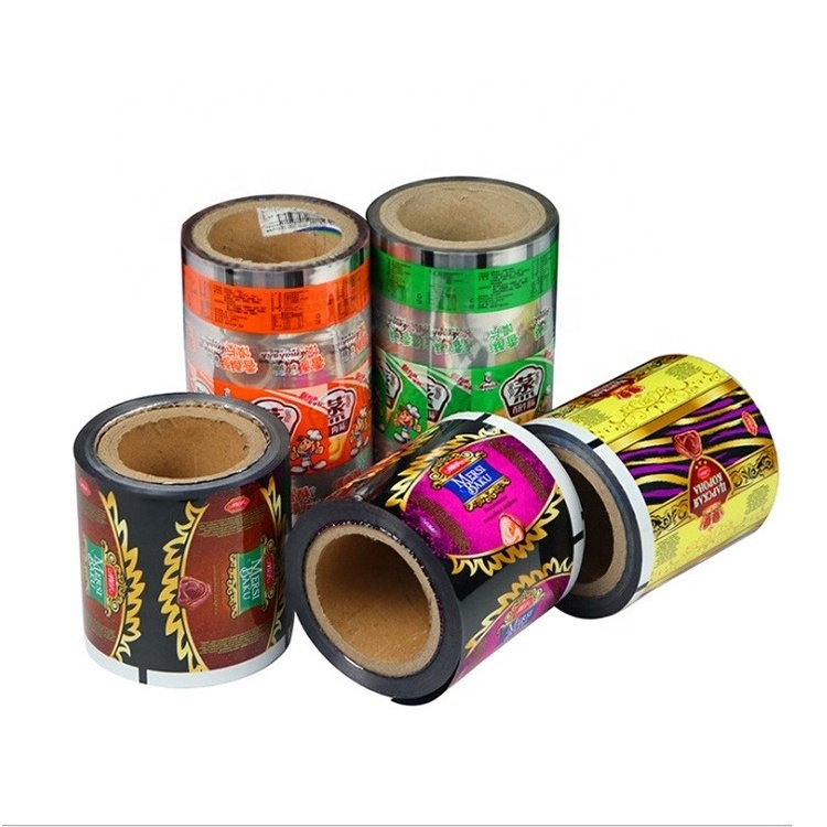 Food Grade Flexible Packaging Roll Film Laminated Food Medicine Candy Pvc Bopp Pet Pe Paper Stretch Film Stretch Film Packaging