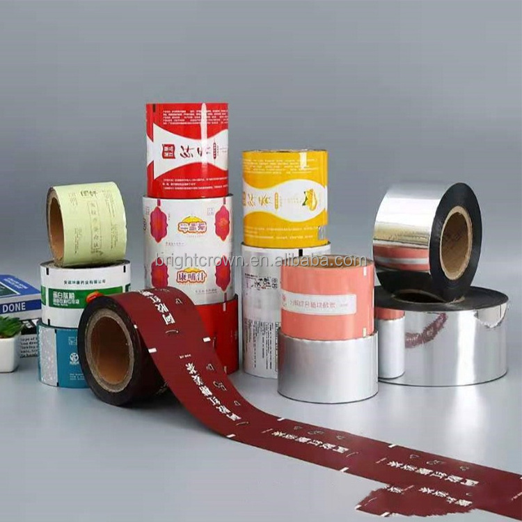 Food Grade Flexible Packaging Roll Film Laminated Food Medicine Candy Pvc Bopp Pet Pe Paper Stretch Film Stretch Film Packaging