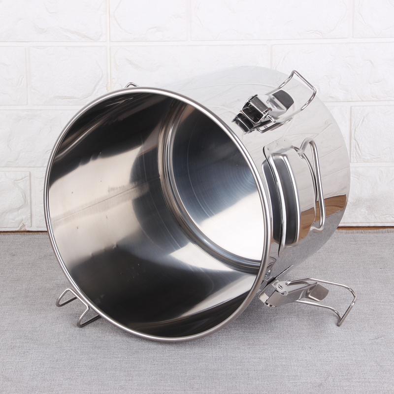 Eco friendly Customize Storage Tank Stainless Steel Food Container With Airtight Lid