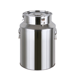 Seal Lids Milk Can Wine Bucket Liquid Storage Tank 304 Stainless Steel Milk Cans For Transport Milk