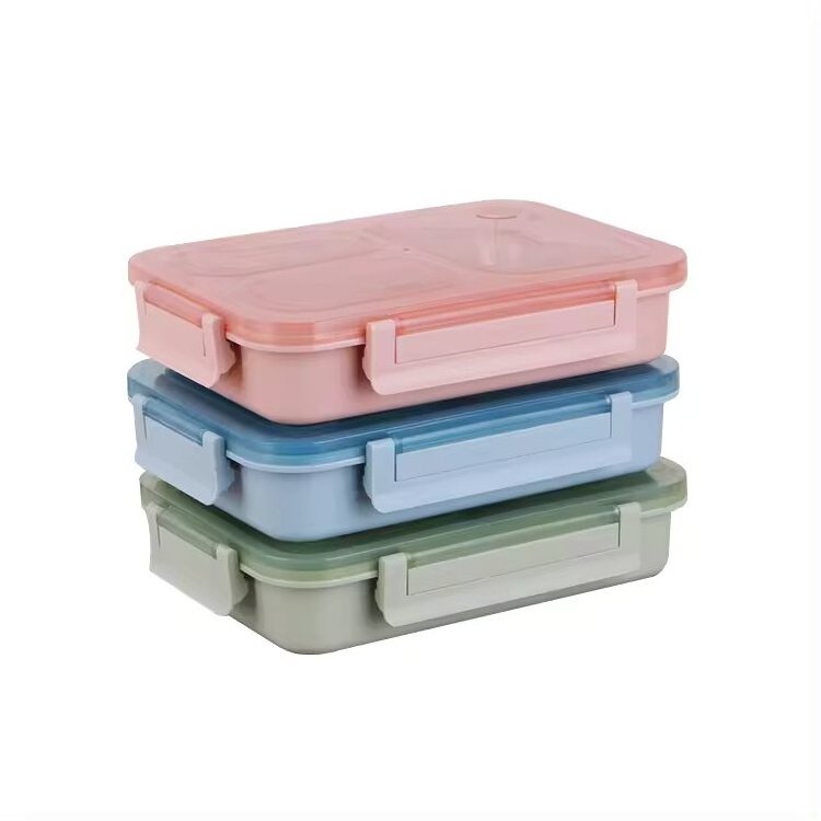 Children's bento box sealed and leak proof 304 stainless steel lunch box food container storage box