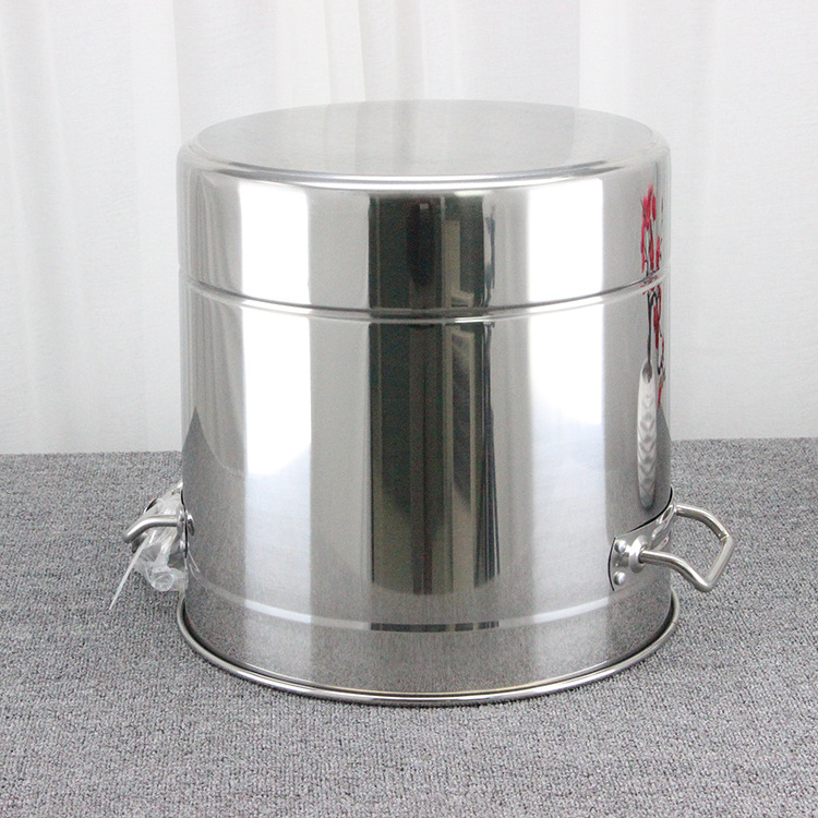 Good quality commercial steamer pots stainless steel stock pot large cooking soup pot