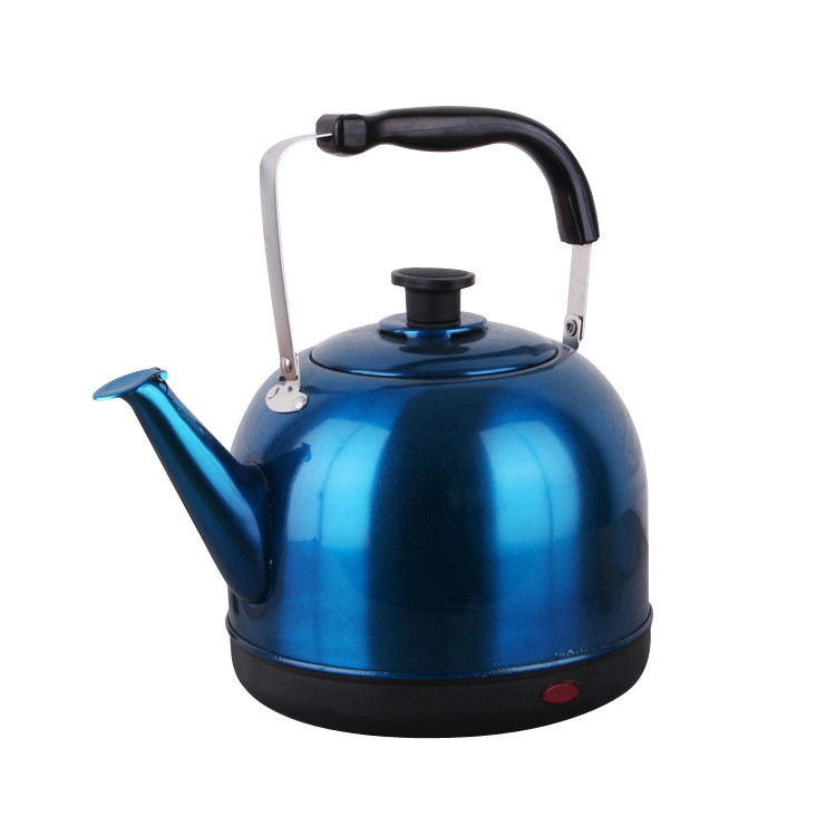 Stainless steel golden plated hot electric kettle