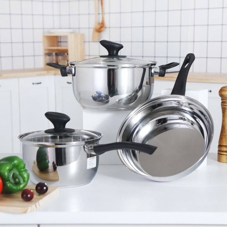 Induction cookware set Hot sales Kitchenware cooking pot Stainless steel Kinox Cookware