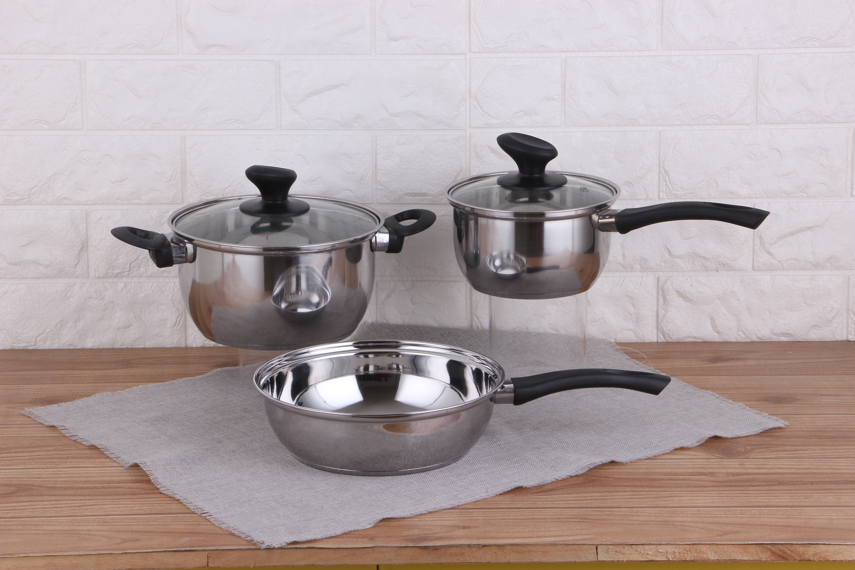 Induction cookware set Hot sales Kitchenware cooking pot Stainless steel Kinox Cookware