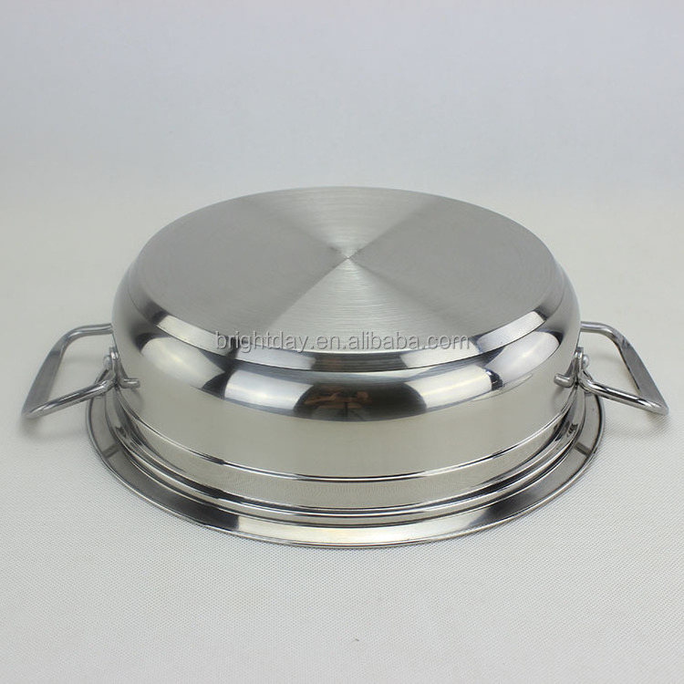 28cm Stainless steel hot pot for induction cooker pot