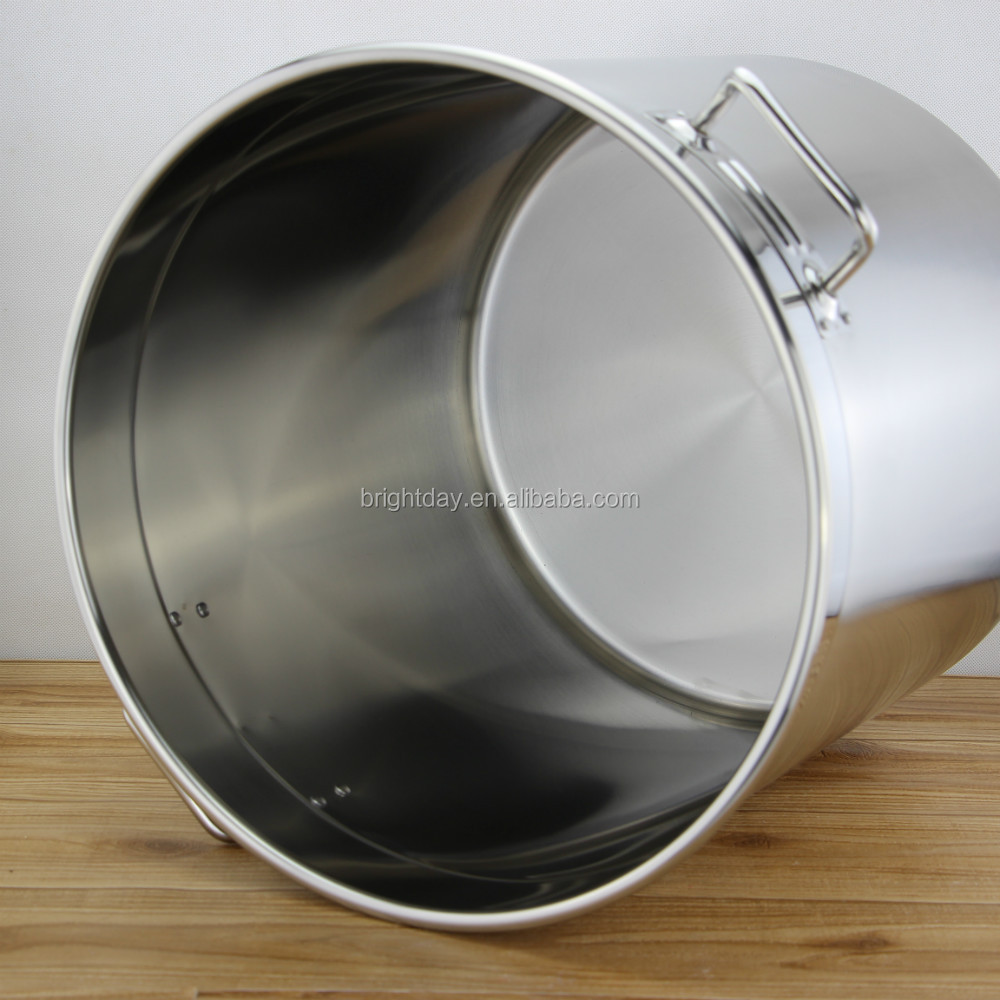 Chaoan pot factory wholesale stainless steel high capacity stock pot with lid soup pot for restaurant hotel