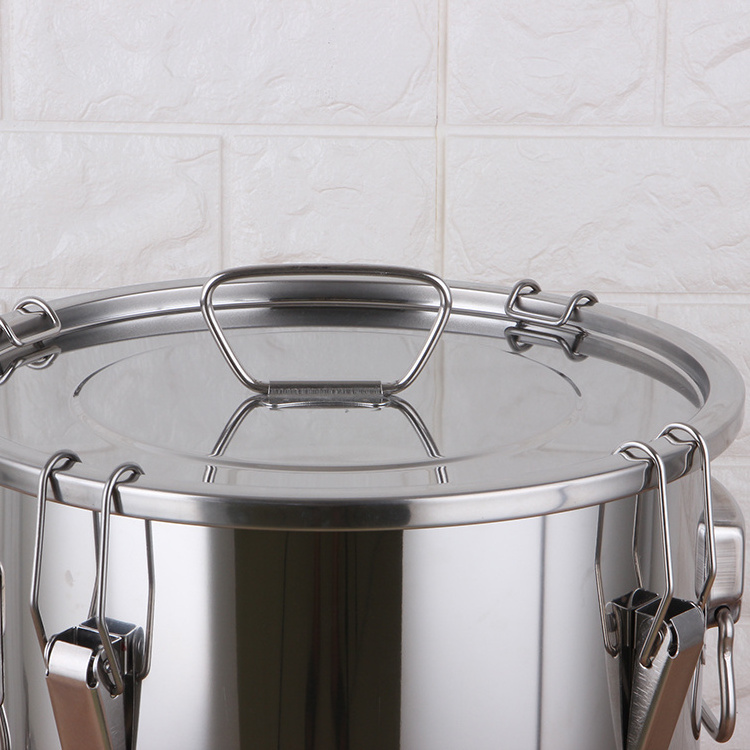 high-quality 100l stainless steel pot big stock pot