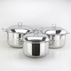 Stainless steel Induction cookware set large cooking pot Kinox Cookware