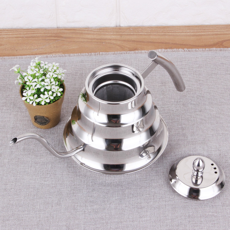 High Quality Stainless Steel Pour Over Teapot Gooseneck  Water Coffee Kettle