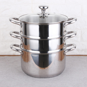 New design high quality stainless steel soup pot cooking food dumpling steamer pot