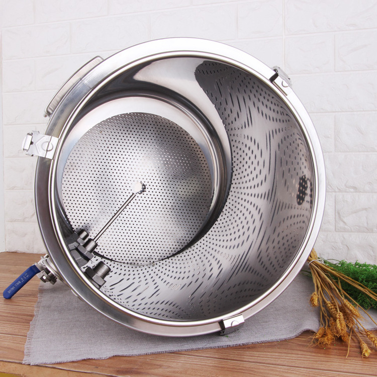 Big size 100Liter stainless steel heat insulation pot double wall insulation barrel commercial cooking pot