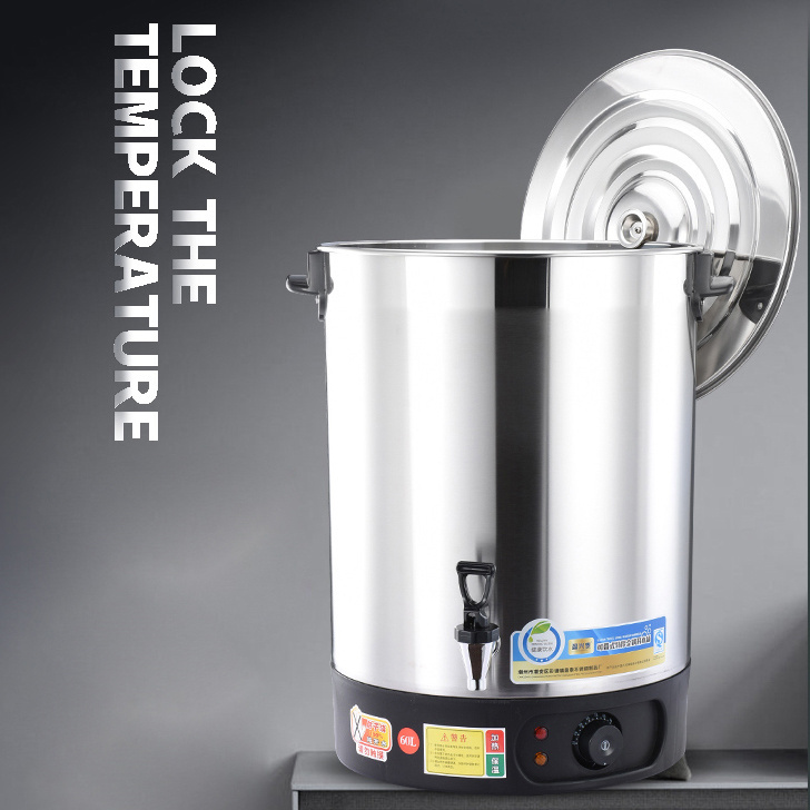 50 liter Stainless Steel Electric Drinking Water Heater Water Boiler Commercial Catering Hot Water Kettle