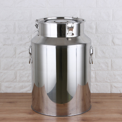 Wholesale sealed barrel stainless steel oil drum storage tank stainless steel milk container with lid