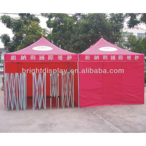 Beach flag pop up folding tent light box display booth stand display stand